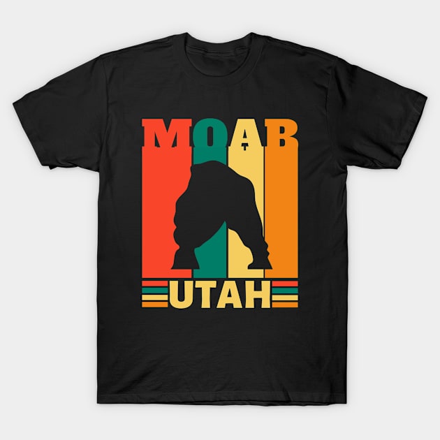 Retro Moab Utah T-Shirt by FullOnNostalgia